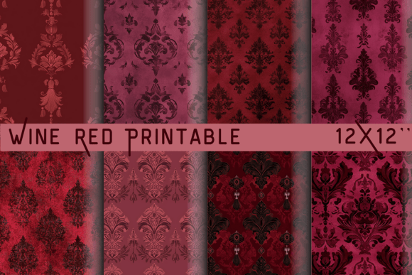 Download Wine Red Printable Backdrop - Printable Collection